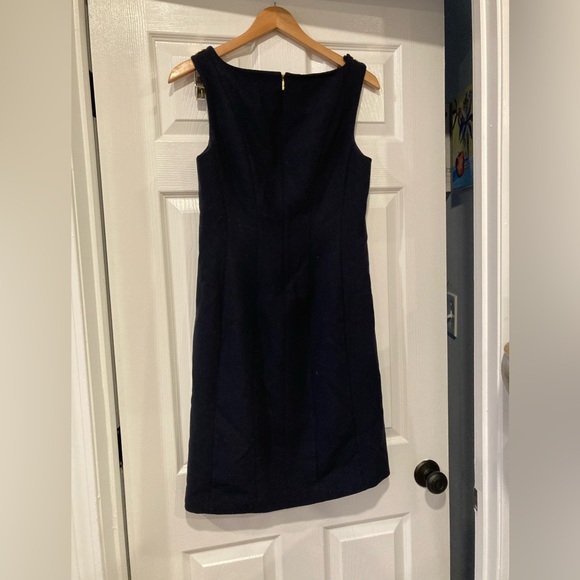 Tory Burch Navy Shift Dress 4 - Picture 2 of 4